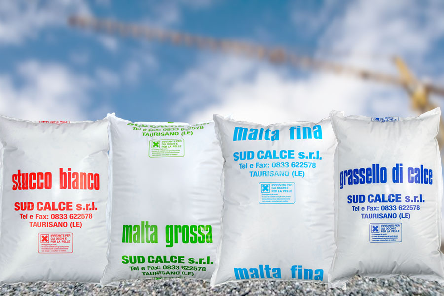 Produzione di calce e malte Sud Calce